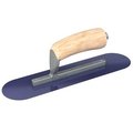 Bon Tool Blue Steel Pool Trowel - 12" x 3-1/2" with Camel Back Wood Handle 66-162